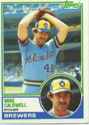 1983 Topps      142     Mike Caldwell